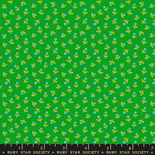 Ruby Star Society Catnap Verdant yardage
