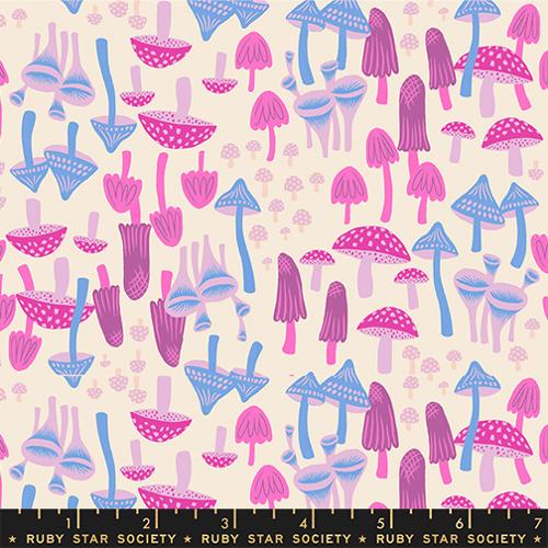 Ruby Star Society Hello Alice Shell Mushrooms yardage