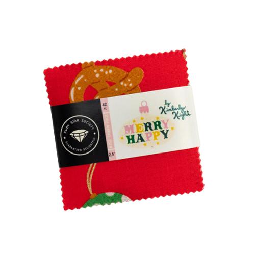 Ruby Star Society Merry Happy Mini Charm Pack Precut