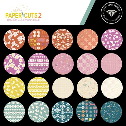 Ruby Star Society Paper Cuts 2 Heliotrope Yardage