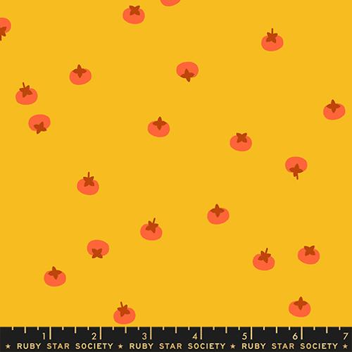 Ruby Star Society Persimmon Dandelion Yardage