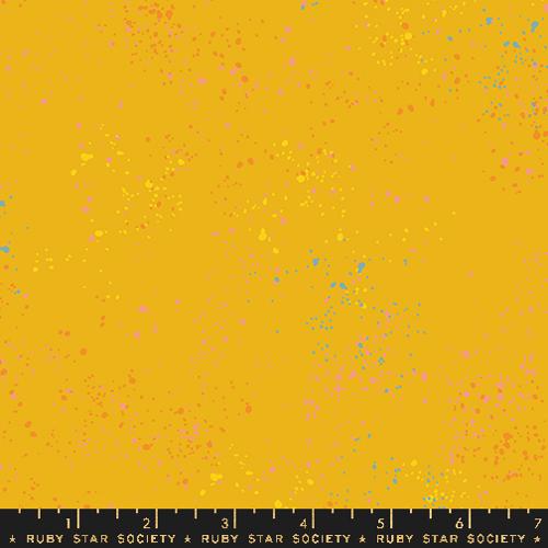 Ruby Star Society Speckled Goldenrod Yardage