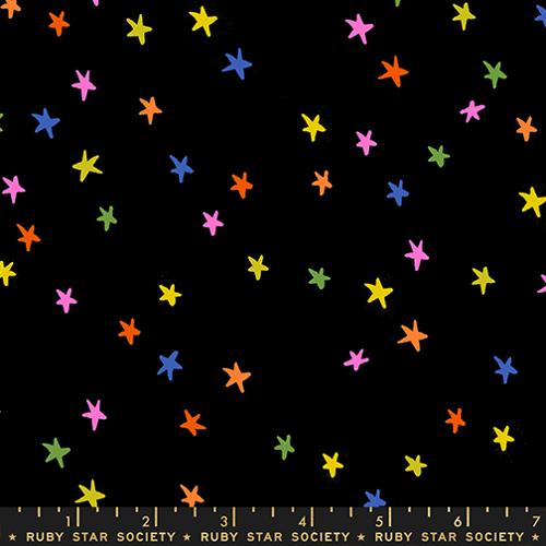 Ruby Star Society Starry New Vivid Rainbow yardage