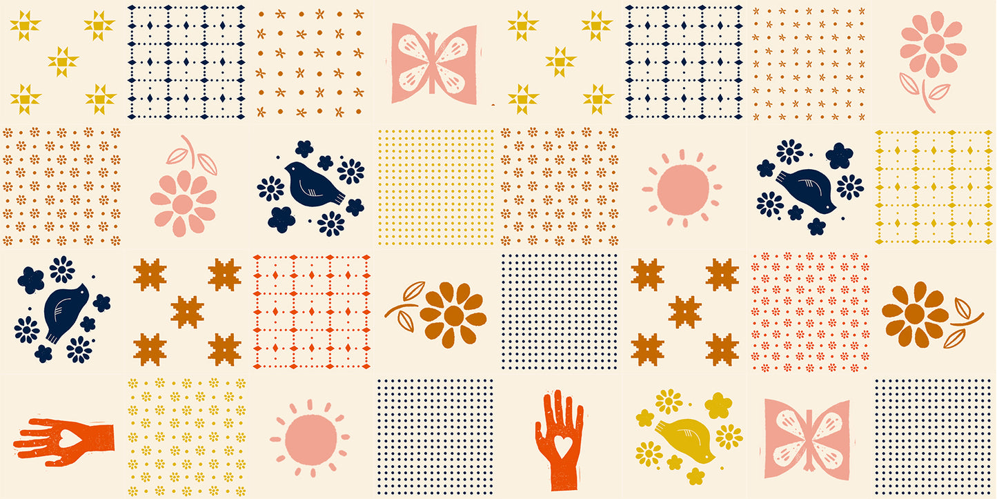 Sugar Maple Birdseed Fabric