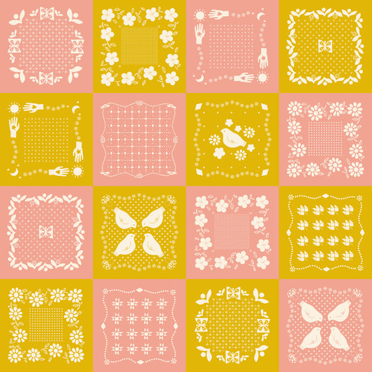 Sugar Maple Birdseed Fabric Panel