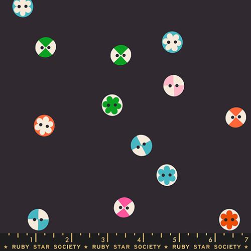 Ruby Star Society 1 800 Notion Soft Black Buttons