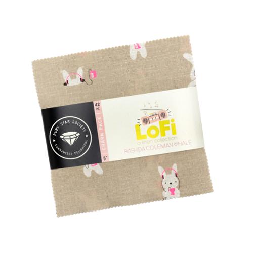 Ruby Star Society LoFi Linens Charm Pack Precut