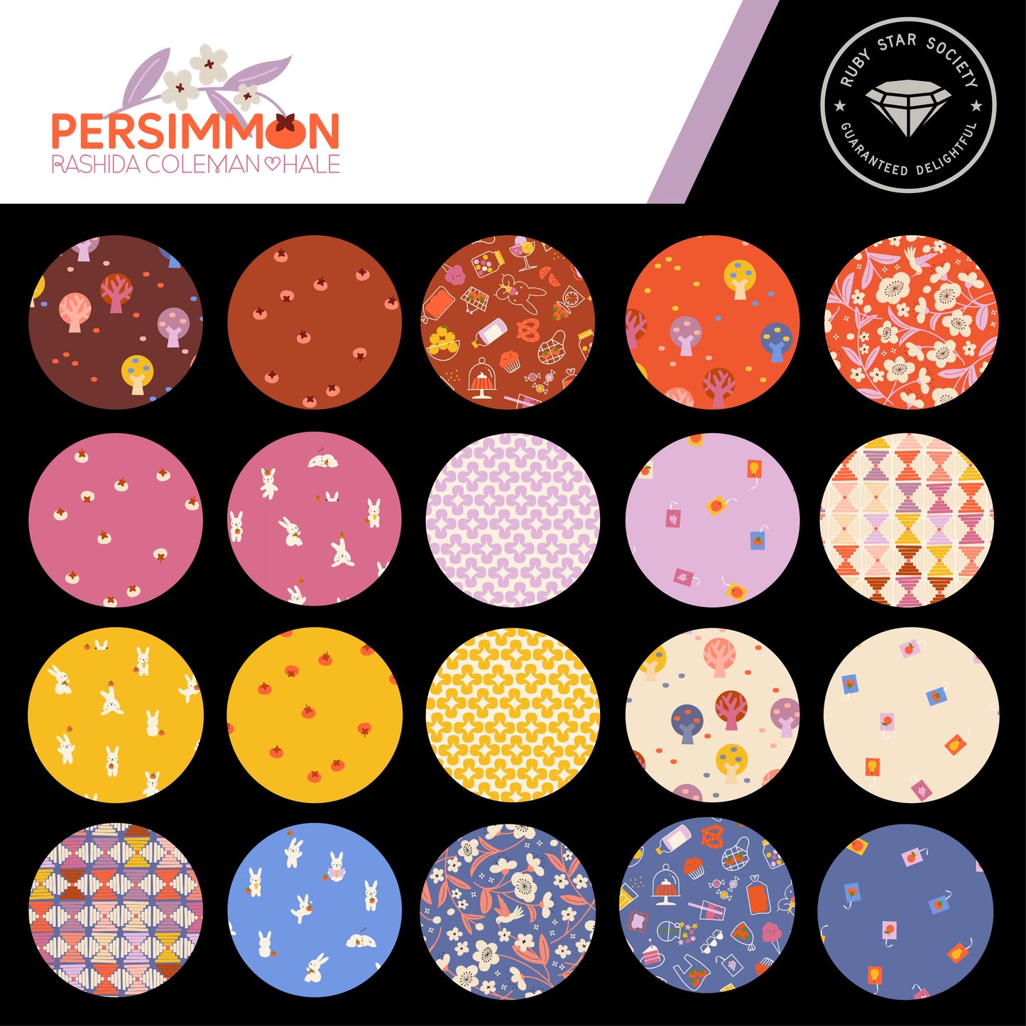 Ruby Star Society Persimmon Mini Charm Pack Precut