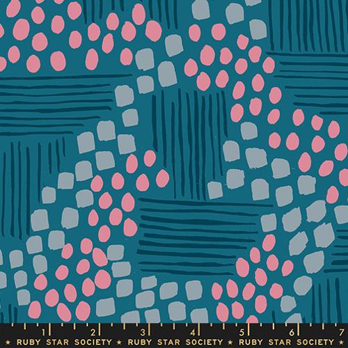 Ruby Star Society Reimagined Landscapes Teal Yardage