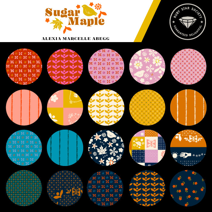 Sugar Maple Birdseed Fabric Panel