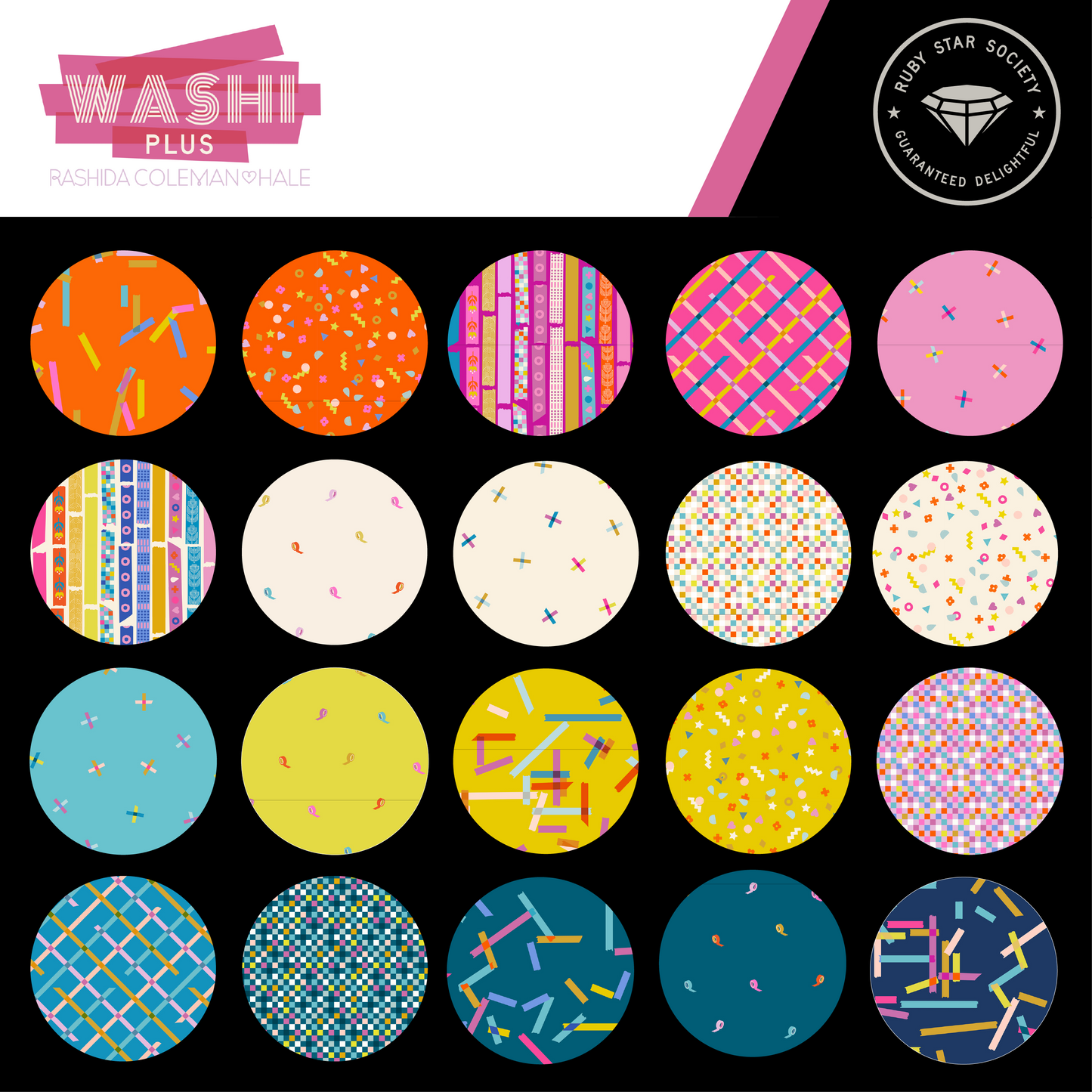 Ruby Star Society Washi Plus Jelly Roll Precut