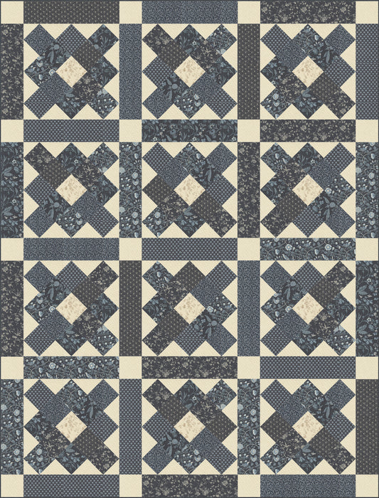 Sacre Bleu Croix Bleu Pattern