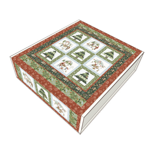 Santa's Tree Farm Quilt Kit