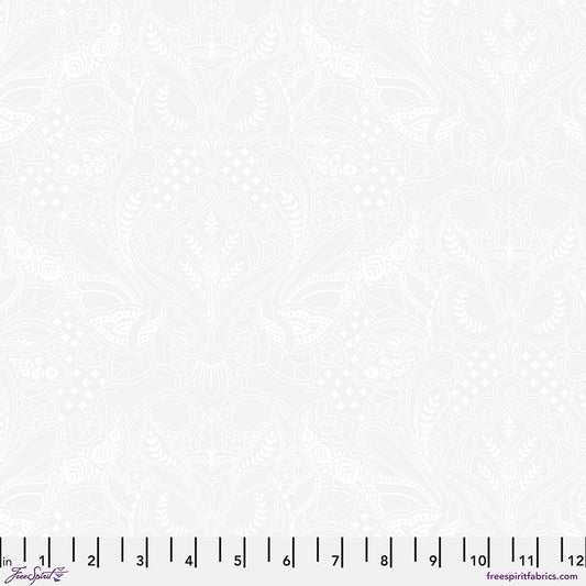 Full Moon Forest II Ghost Owl Paper Yardage