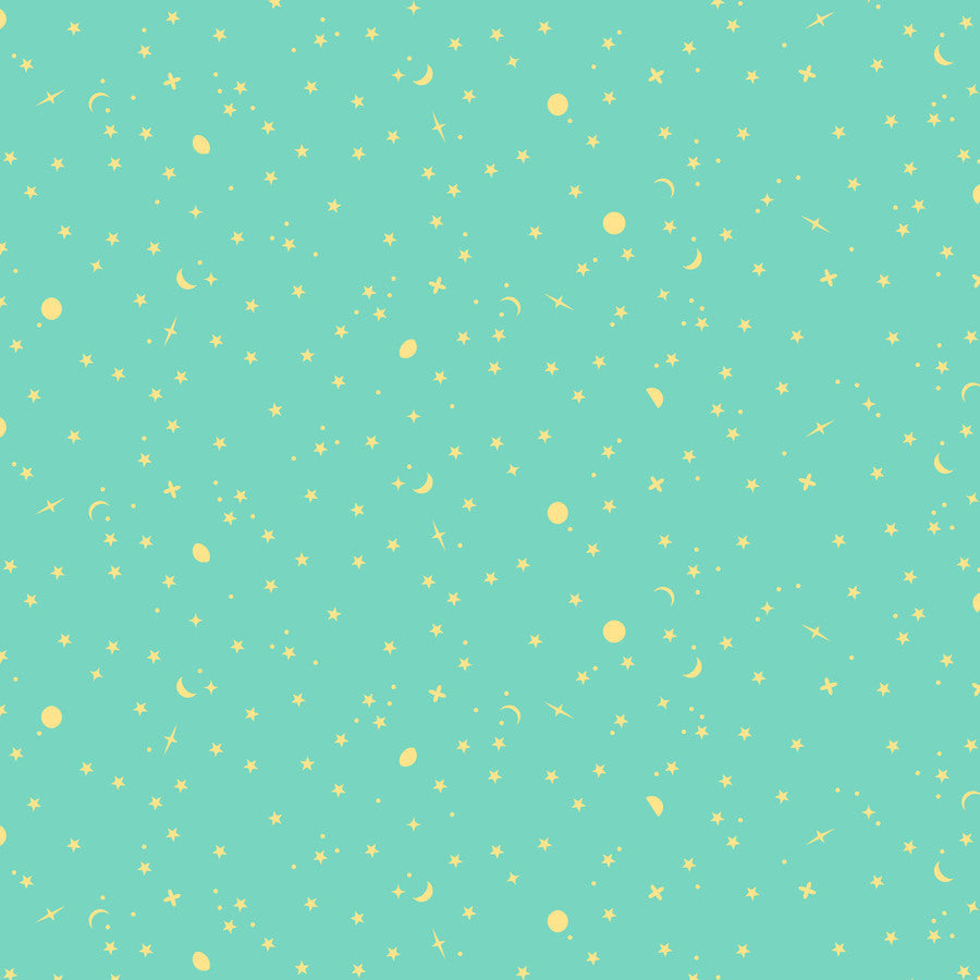 Full Moon Forest II True Colors Space Sprinkles Seaglass Yardage