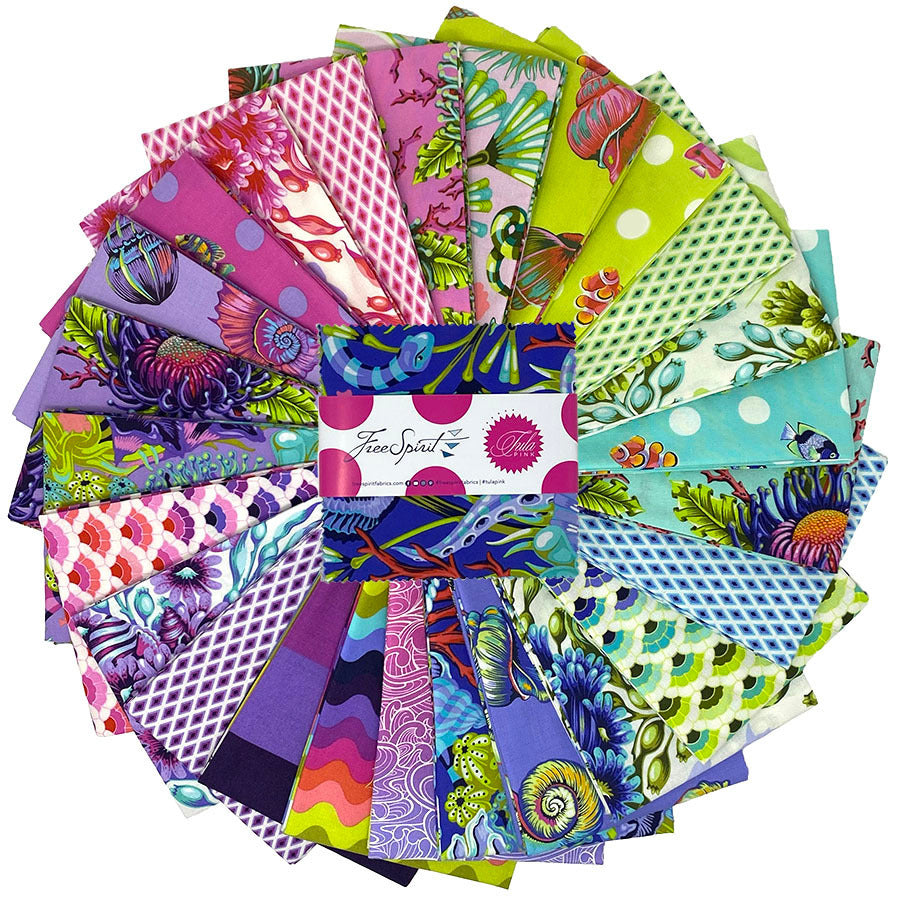 Tula Pink Floral Reef 10" Layer Cake