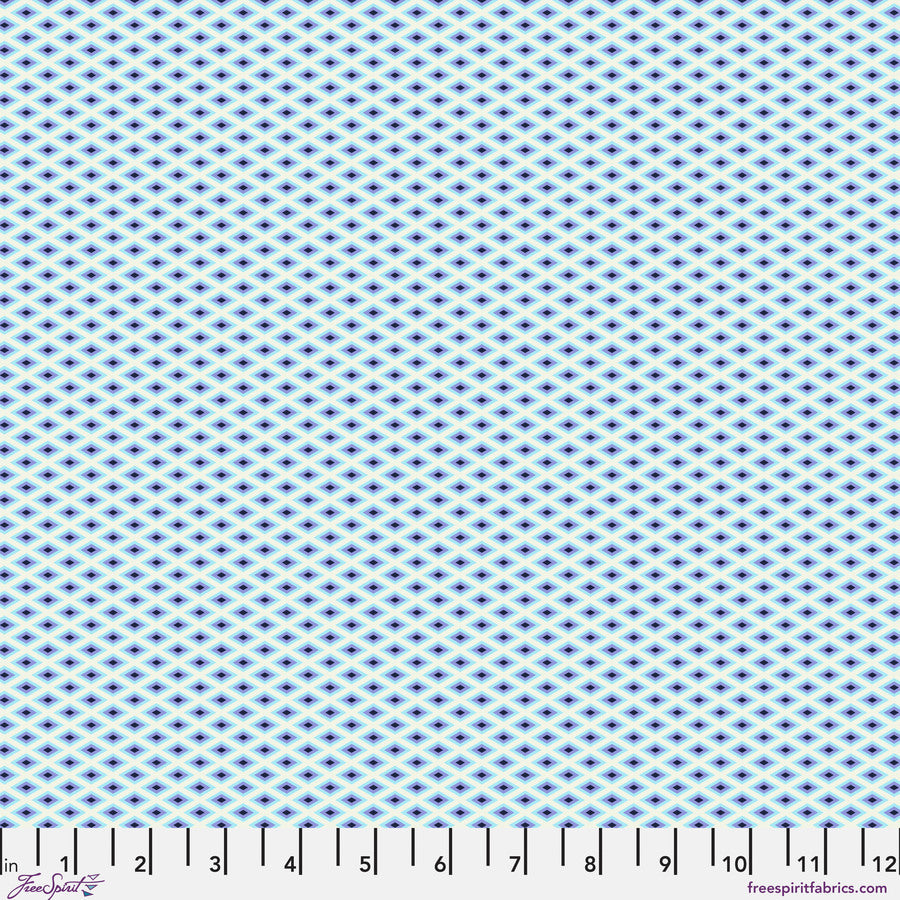 Tula Pink Floral Reef Lighthouse Marine Yardage