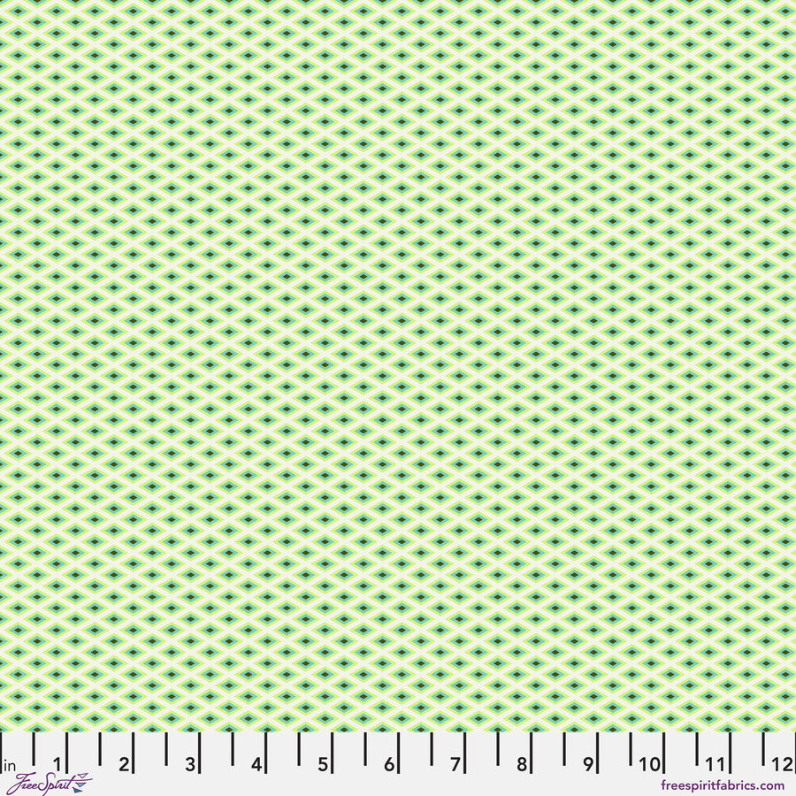 Tula Pink Floral Reef Lighthouse Seagrass Yardage