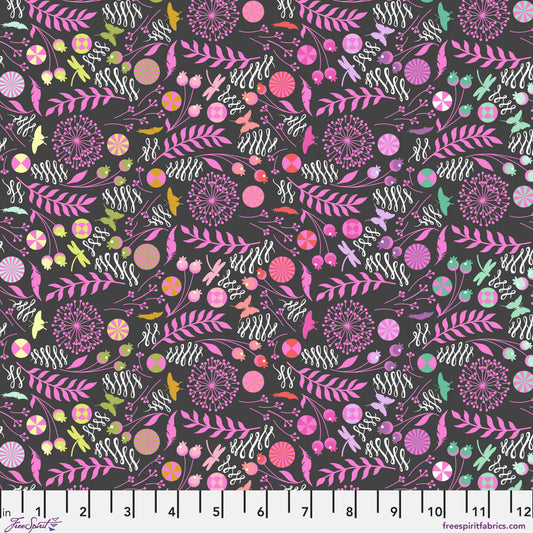 Tula Pink Prince Charming Dandelion Licorice