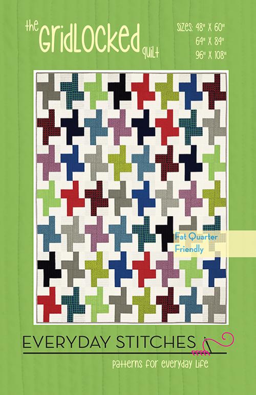 The Gridlocked Quilt Pattern by Every Day Stitches