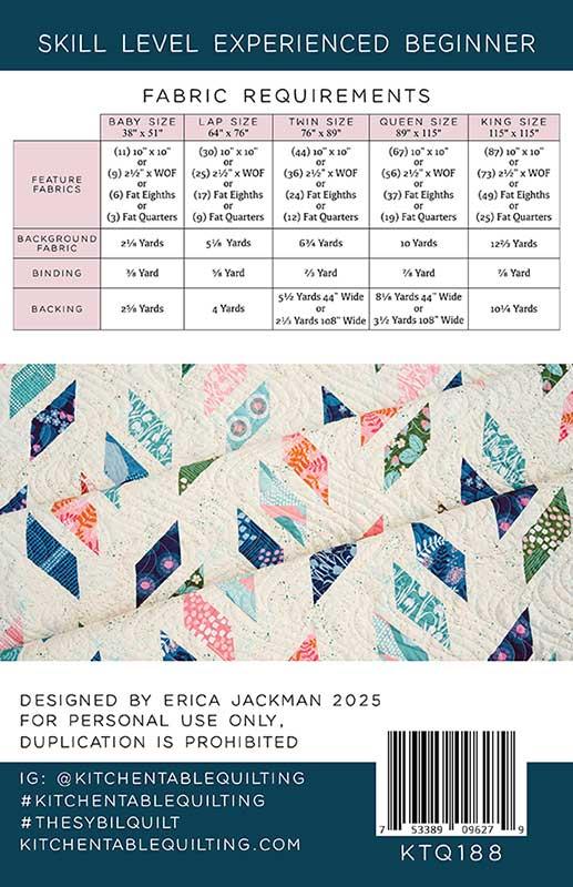 The Sybil Quilt by Kitchen Table Quilting