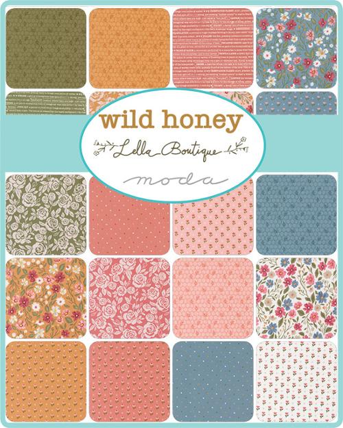 Wild Honey by Lella Boutique Daisy Yardage