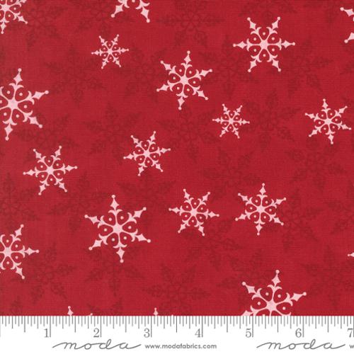 Winter Friends Berry Red Yardage 108"