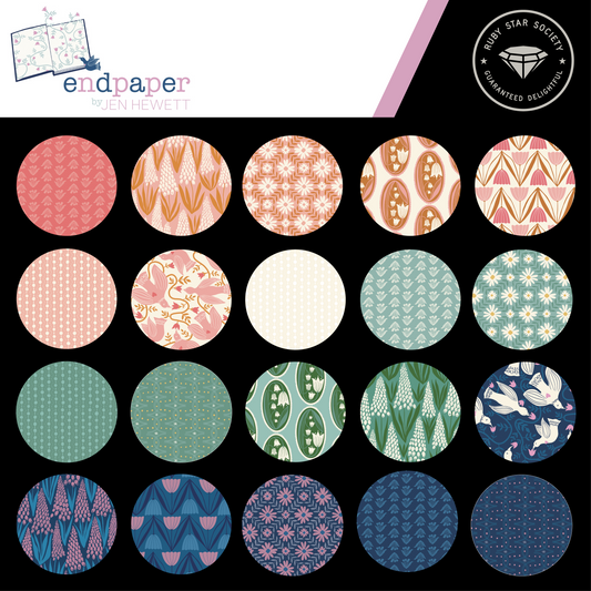 Ruby Star Society Endpaper Layer Cake Precut